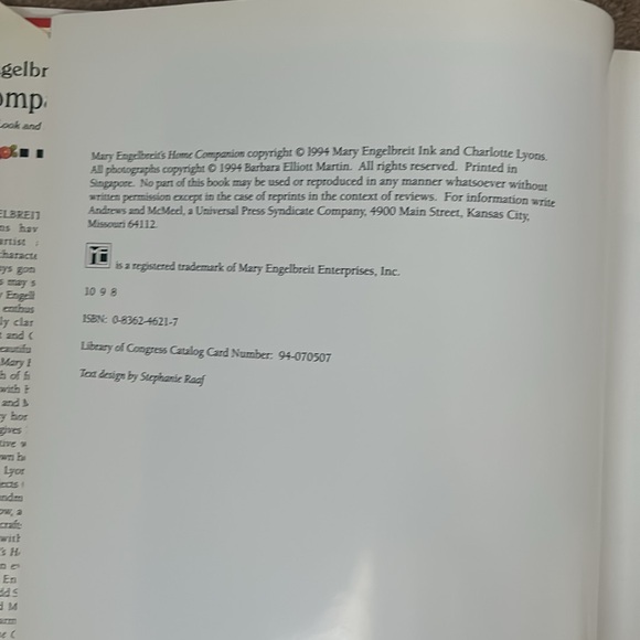 Vintage Mary Engelbreit Home Companion Hardcover by Charlotte Lyons - Picture 6 of 10